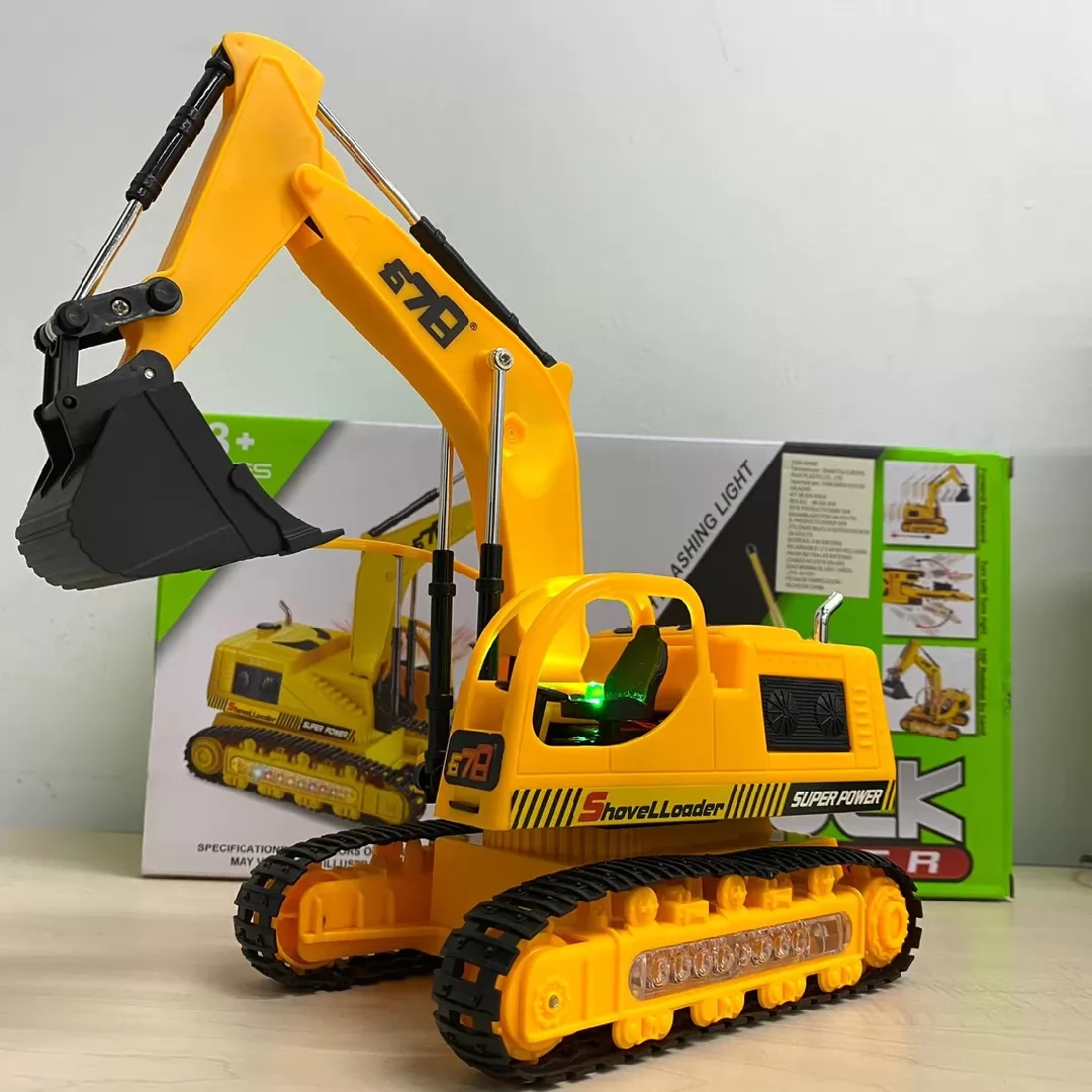 Excavadora Rc con Linterna