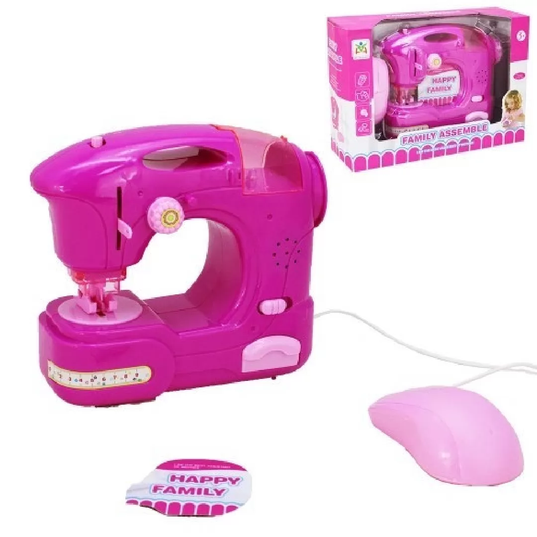 Máquina de Coser de Juguete Rosa